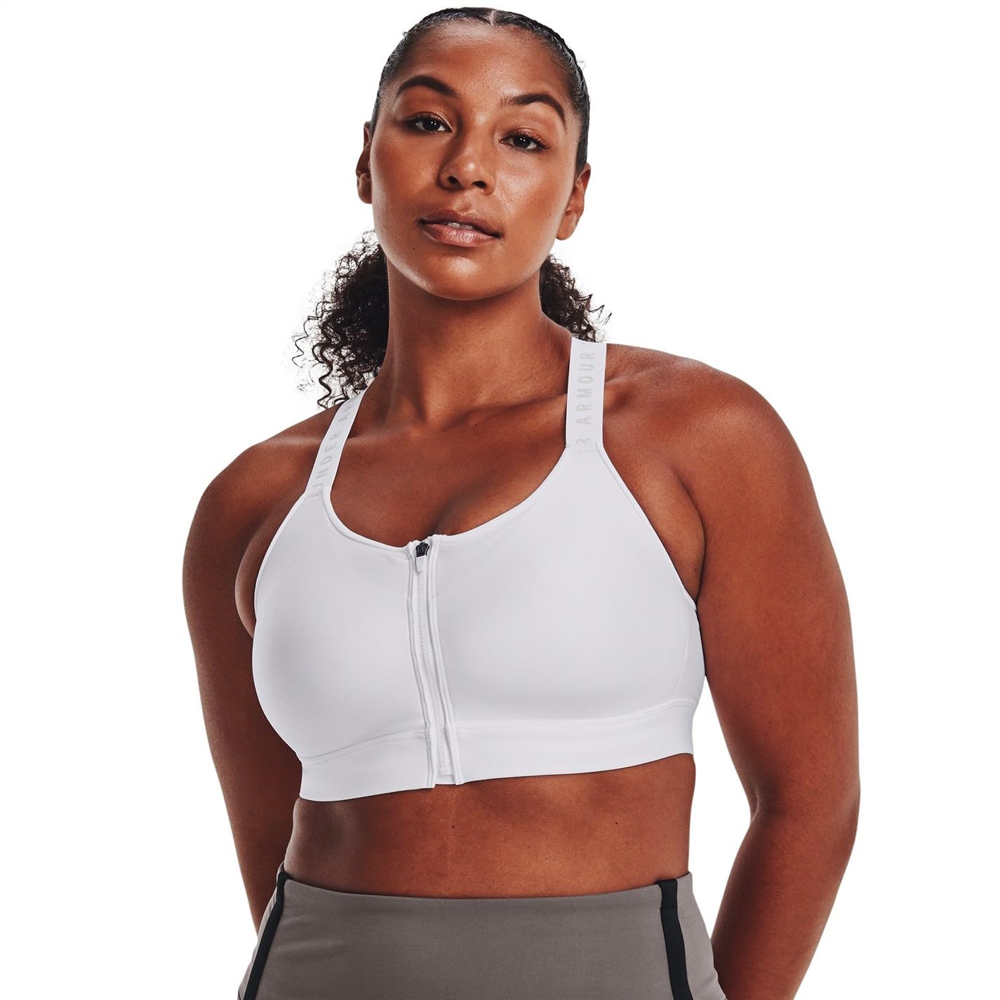 Under Armour Reggiseno Sportivo da Donna UA Infinity, con Cerniera Alta Sport Bras, Opaco