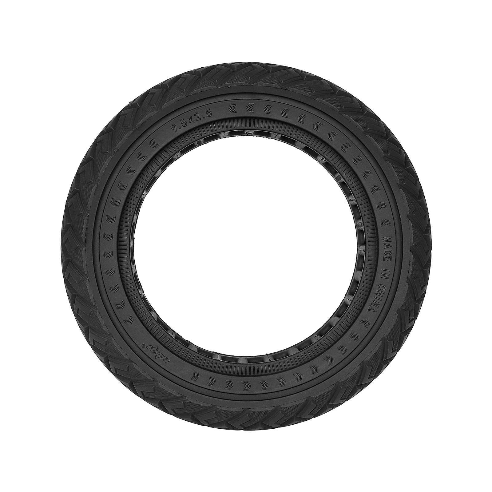 9,5x2,5 9,5x2,3 Vollgummi Reifen 9,5 Zoll Wing Offroad-Reifen für KQI3 Elektroroller Verschleißfest schwarz,1 Stück