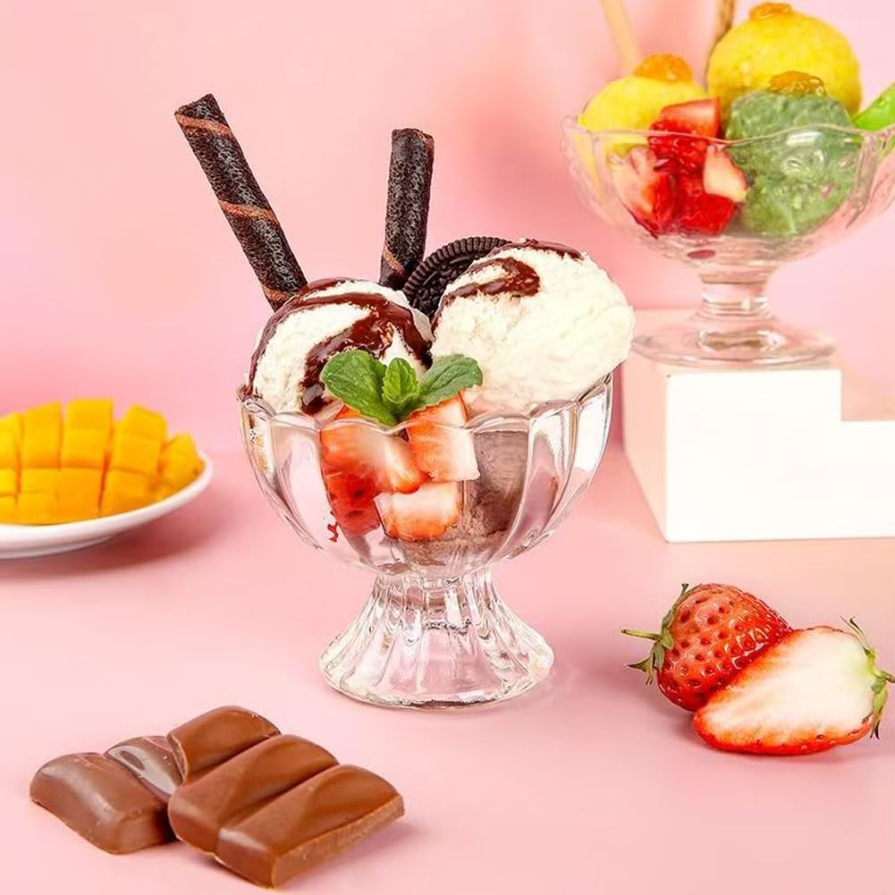 DAMAICHUHAI Préparation pour Glace, Poudre pour Crème Glacée Maison - Kit de 6 Sachets de 100g avec 6 Saveurs Variées (Chocolat, Fraise, Matcha, Taro, Vanille, Cacao) - Idée Cadeau, Facile et Rapide