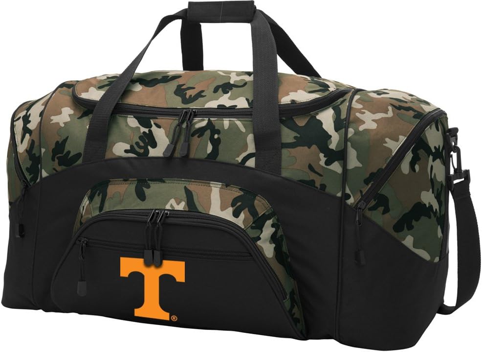 LARGE Tennessee Vols Duffel Bag - Camo University of Tennessee Suitcase or Gym Bag For Men Or Her (Camo)