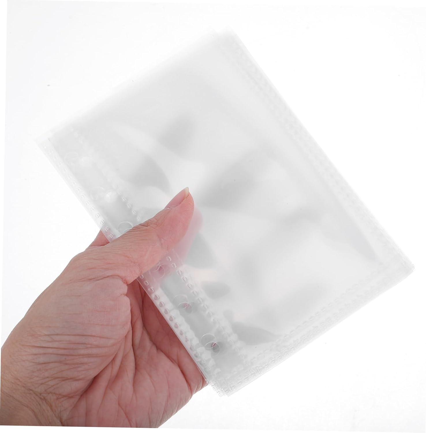 60pcs Scrapbook Refill Pages Clear Plastic Page Protectors for Binders Photo Album Inserts Heavy Duty Sheet Protectors Optimal for Creative Projects