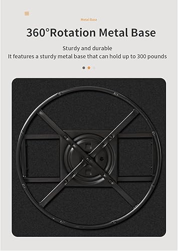 Miniatura 6 de Luxyhome - Silla giratoria de barril 360, de terciopelo, moderna silla decorativa tapizada de mediados de siglo, silla auxiliar redonda de sherpa