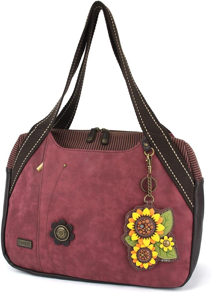 CHALA Bowling Bag - Sunflower Group - Burgundy