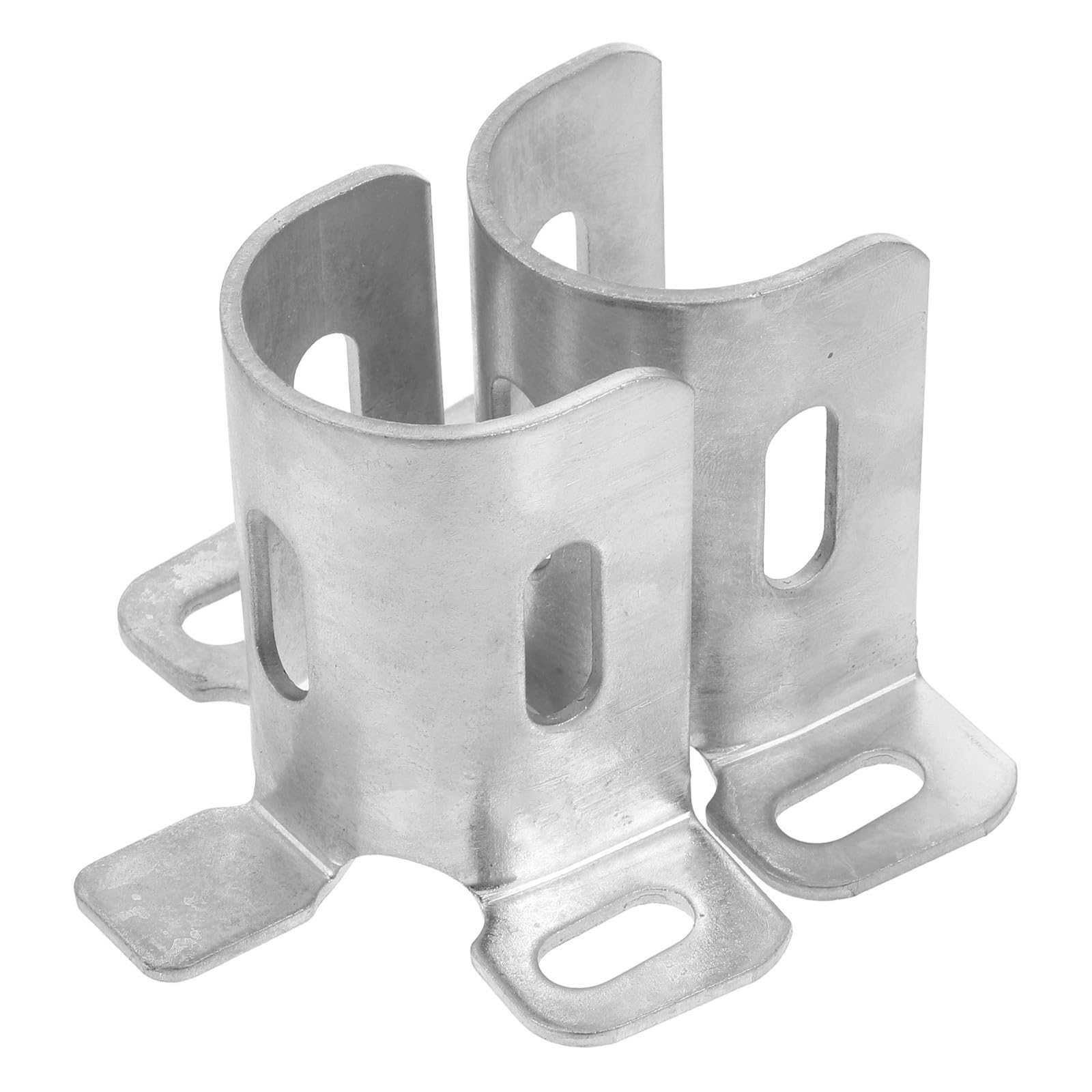 Soportes de hierro galvanizado de 2 piezas: solucione atascos en persianas
