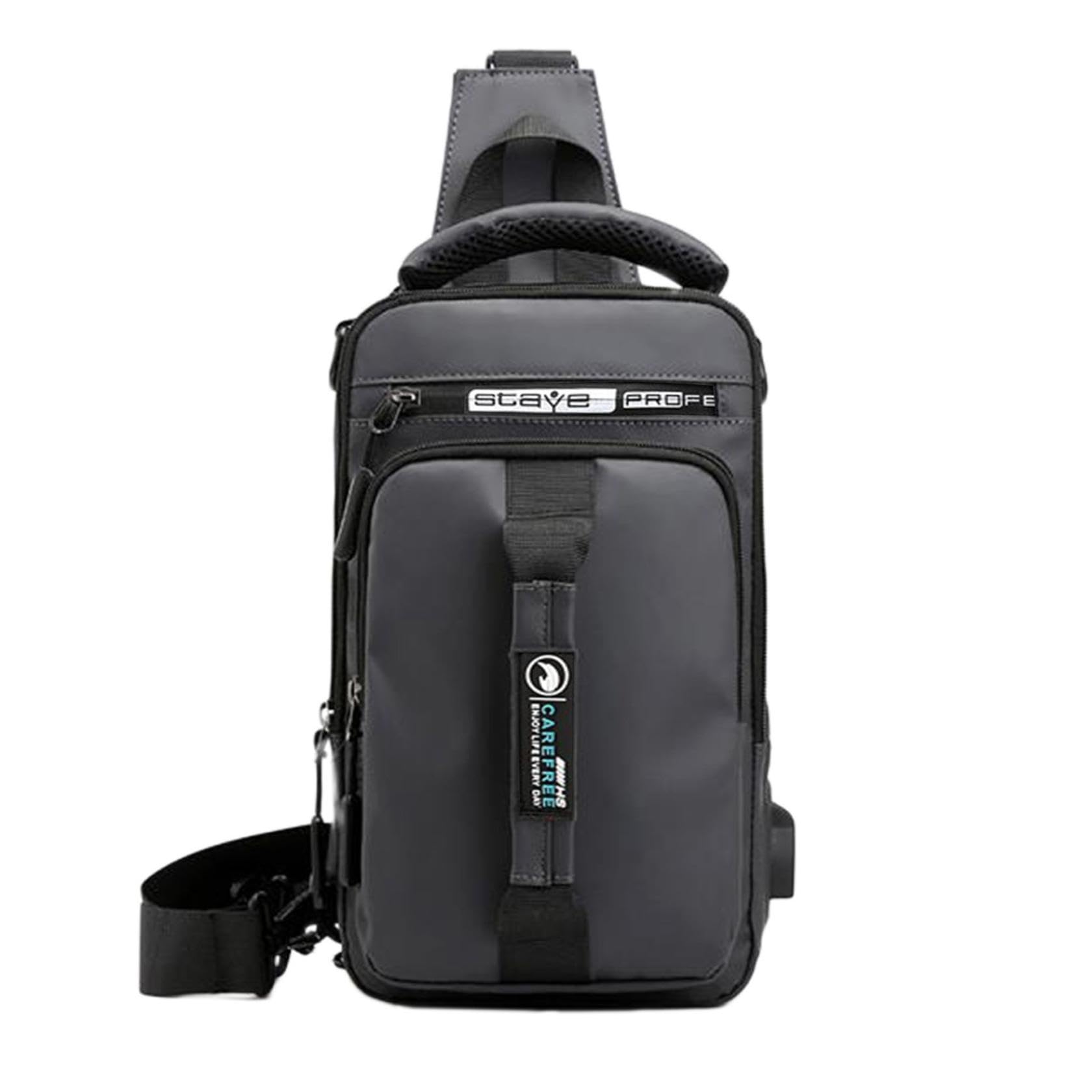 Sling Bag for Men Women - Lightweight Durable Shoulder Backpack Crossbody Chest Bag for Hiking Travel Gym Daily