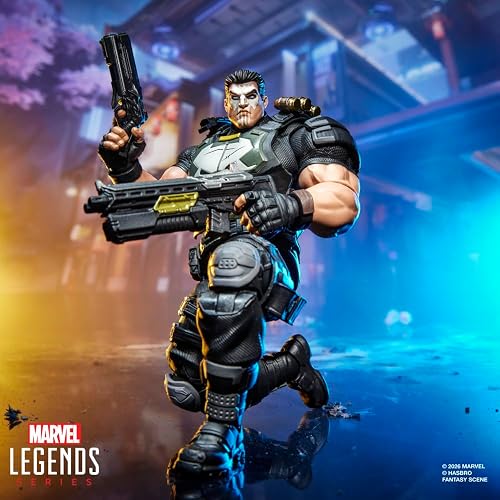 Marvel Legends Series Marvel Rivals The Punisher, Video Game-Inspired Collectible 15 cm Action Figure - 8