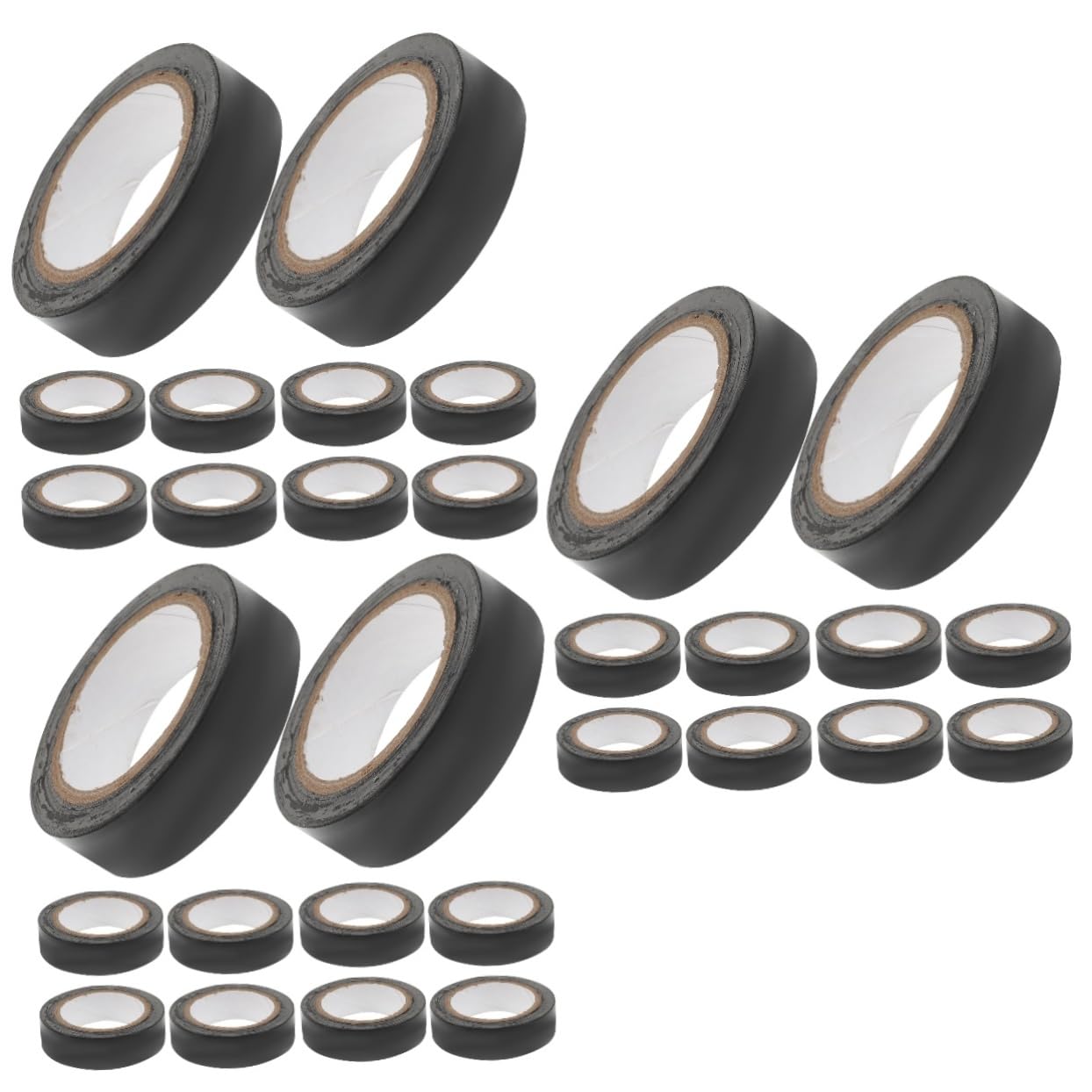 PRETYZOOM 3 Sätze Schwarzes Pvc Isolierband Elektrikerband Hitzebeständig Hohe Isolierung Kabelschutz Innen Außen Für Elektrische Reparaturen Und Kabelverbindungen 10 Rollen * 3