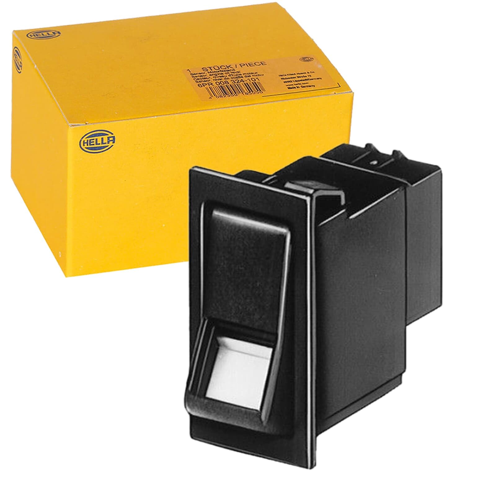 HELLA 6RH 004 570-151 Switch - Flip Switch Control - Equipment Vart.: II-I-0 - Number of connectors: 3 - without comfort function