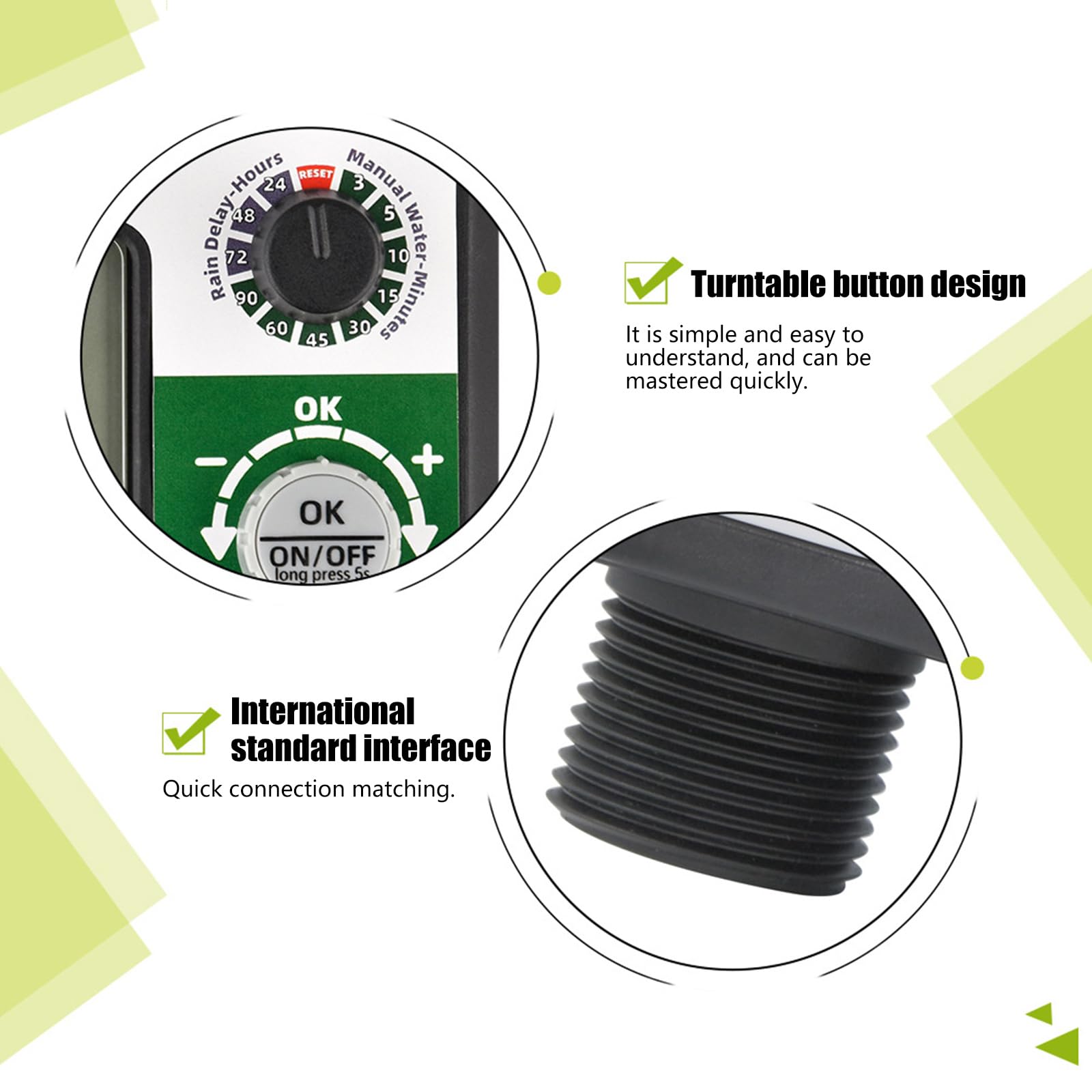Temporizzatore Automatico per Tubo da Giardino con Pioggia per Un ' efficiente irrigazione Controller per sistemi irrigazione