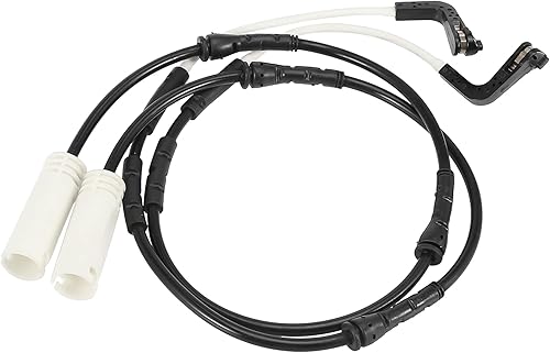 X AUTOHAUX 2pcs NO.34356779619 Sensor de desgaste de la pastilla de freno delantera del coche para BMW 135i 2008-2011