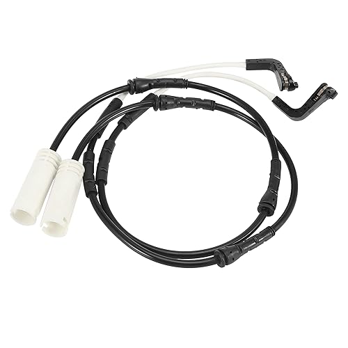 X AUTOHAUX 2pcs NO.34356779619 Sensor de desgaste de la pastilla de freno delantera del coche para BMW 135i 2008-2011