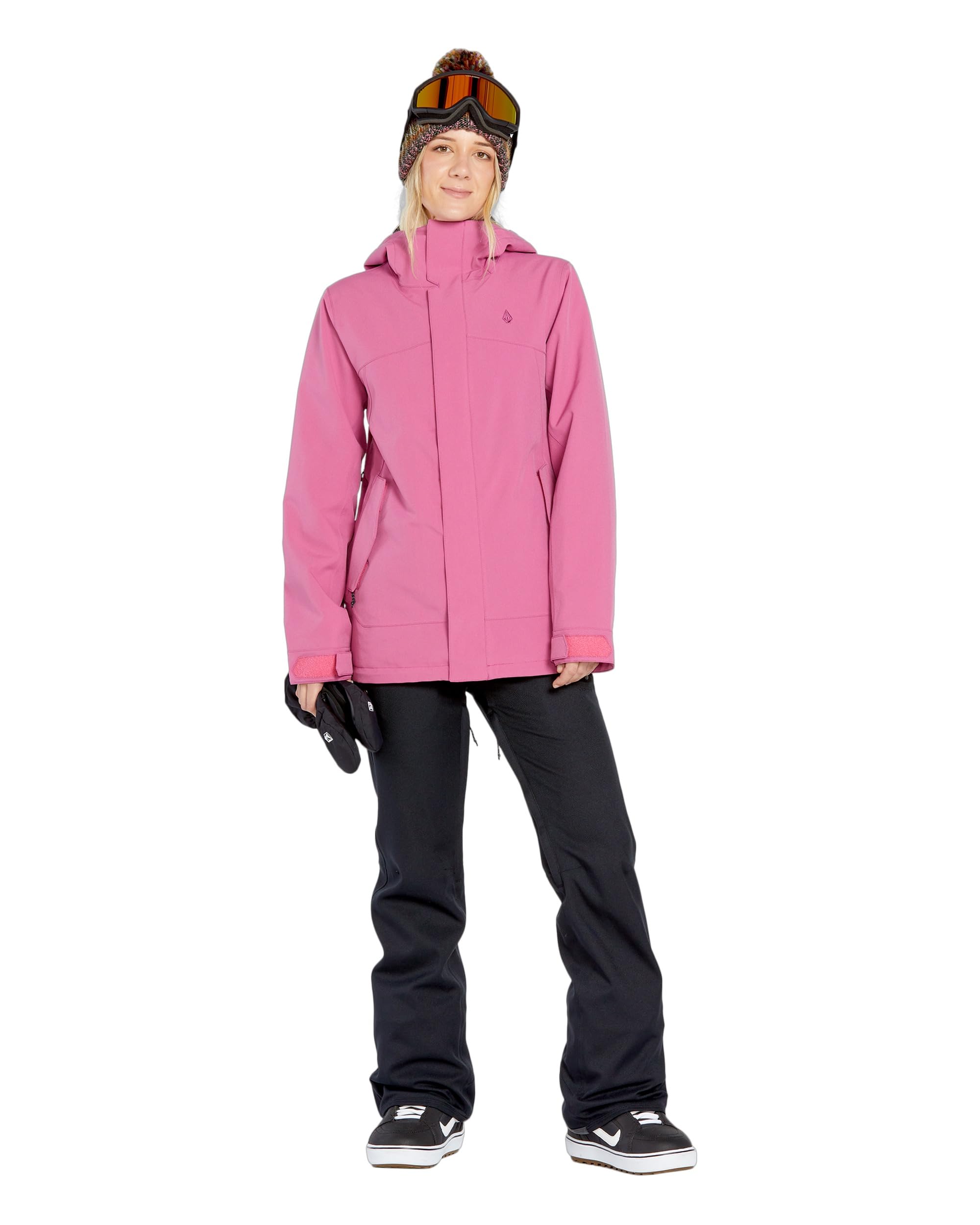 Volcom Damen Genus Slim Fit Stretch Snowboard Ski Pant Hose