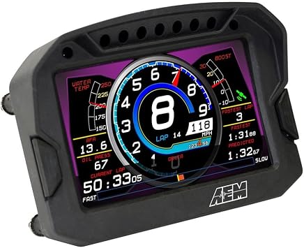 AEM 30-5601 CD-5L Carbon Logging Digital Dash Display (Non-GPS Enabled)