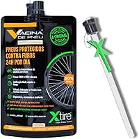 Xtire Vacina de Pneu Speed & Gravel, Selante Antifuro para Bicicleta, Fórmula Líquida Biodegradável, 200ml, Aplicação para 2 Pneus