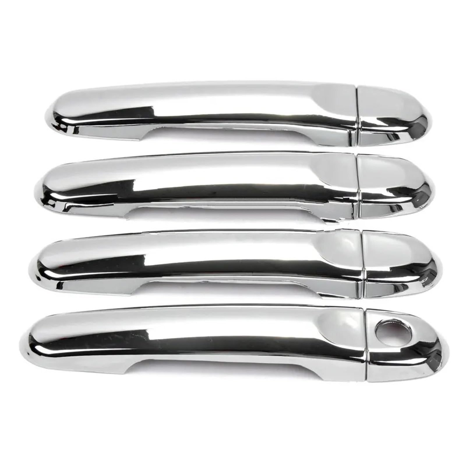 Rdwspli One Color Exterior Handle Shell Compatible With Nissan For Versa For Note 2014-2017 Door Handle Cover Abs Chrome Molding Trim Bezel With For Smart Keyhole