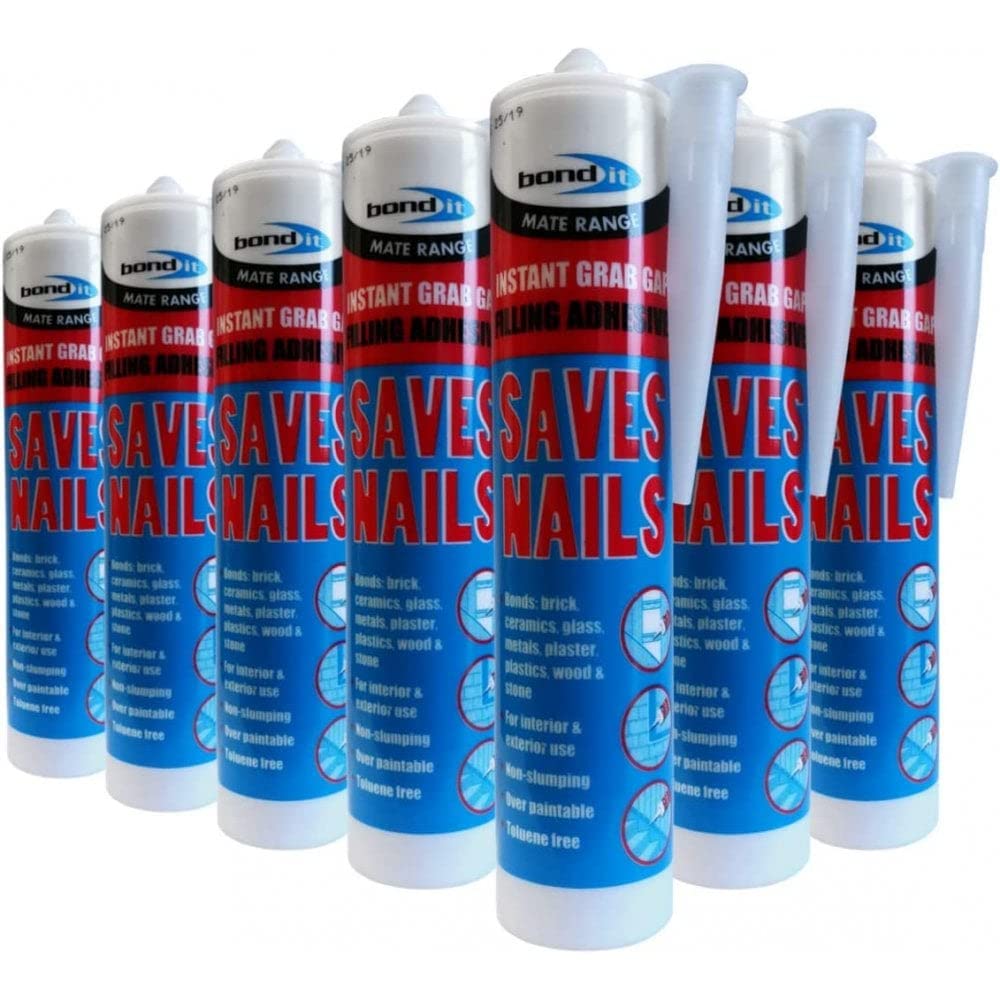 Bond-It Mate Range Saves Nails Instant Grab Adhesive (25 Pack)