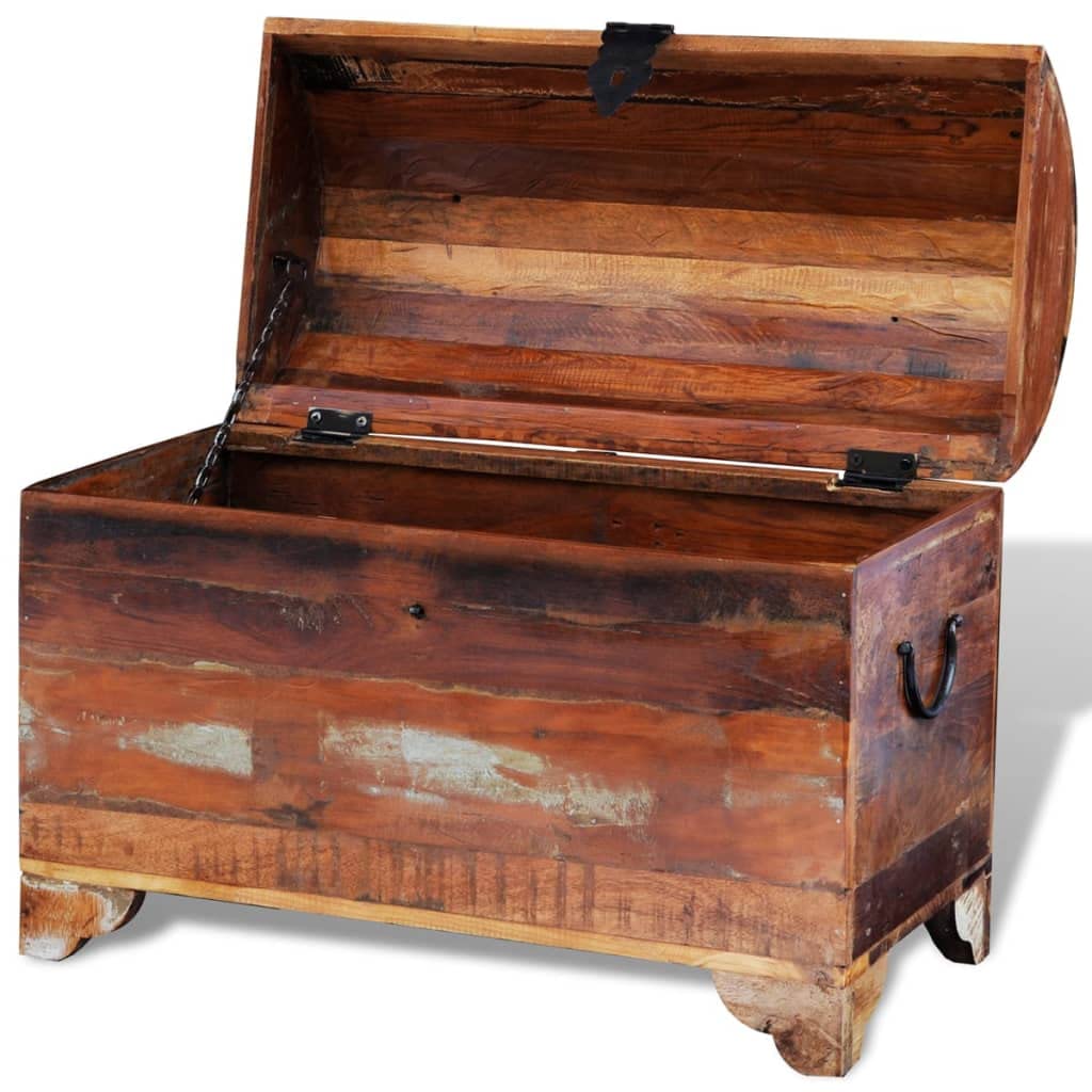 vidaXL Aufbewahrungstruhe Vintage Recyceltes Massivholz Schatztruhe Truhe