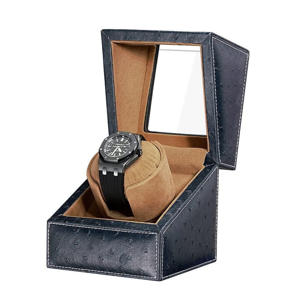 CGCSYZ Watch Winder For Automatic Storage Box Dispaly Case With Quiet Motor And 5 Rotation Modes Ac Or Battery Powered Elegant Showcase (G)