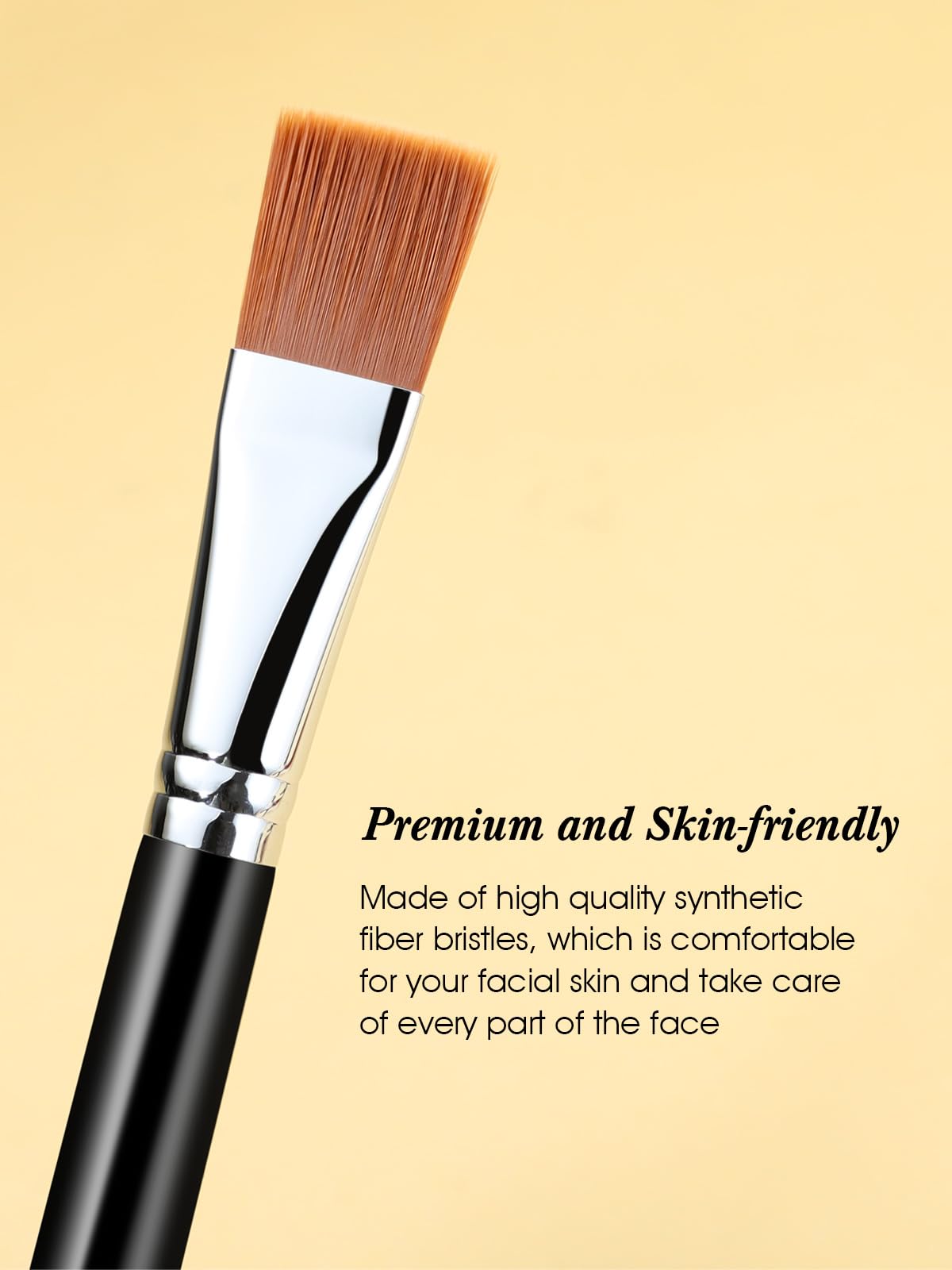 Mask Brush, EIGSHOW Facial Mask Brush Premium Soft Facial Mask Application, Cosmetic Tools for Body Lotion Mud, Clay - Image 2