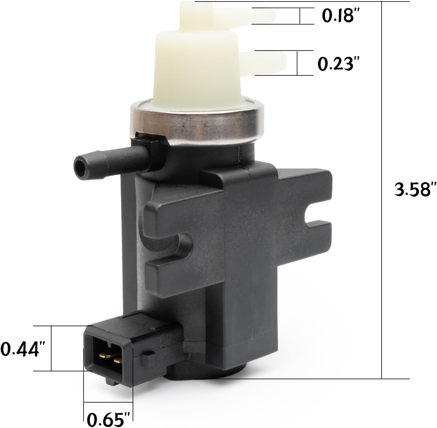 1H0906627A Turbocharger Diverter Bypass Valve Compatible with Volkswagen Beetle 1998-1999 1.9L,Golf 1999 1.9L,Jetta 1999 1.9L.