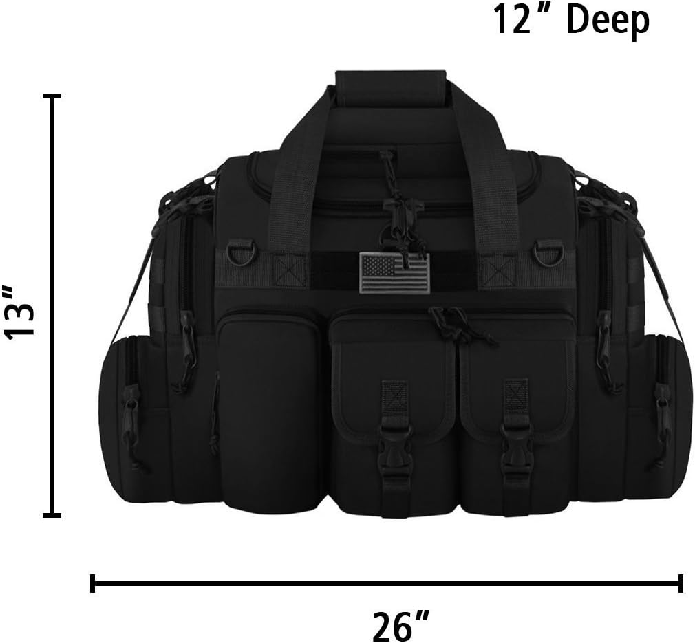 East West U.S.A Tactical Outdoor Multi Pockets Heavy Duty 22" Duffel Bag