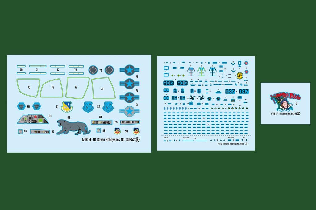 Hobby Boss EF-111 Raven Airplane Model Building Kit