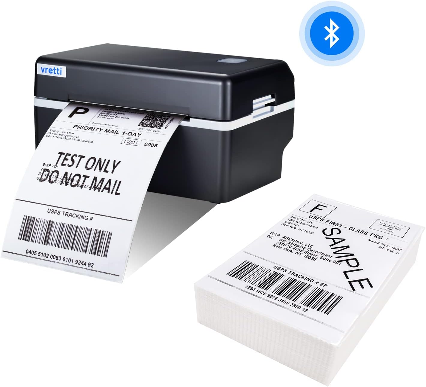 vretti Bluetooth Thermal Label Printer, Wireless 4x6