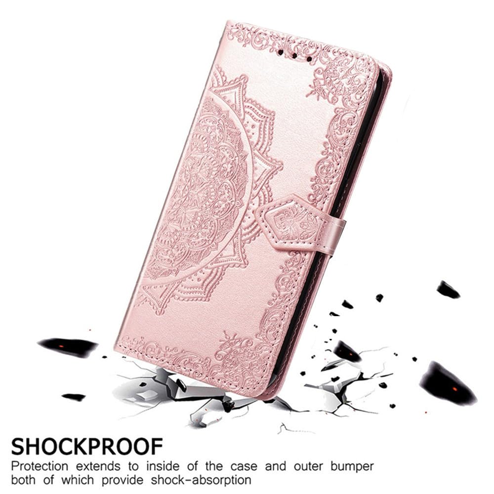 Custodia Compatibile con OUKITEL C58 Pro, Blocco RFID Copertura Protettiva Pelle Magnetica Flip Cover Antishock Slot Carte e Supporto