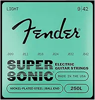 Encordoamento para Guitarra ACO 0.09 250L Niquelado Fender