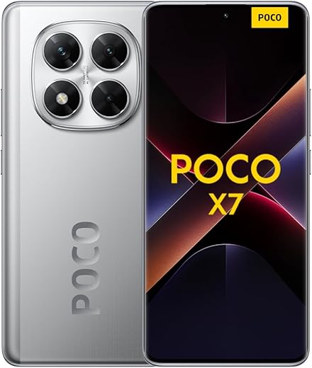 Smartphone Xiaomi Poco X7 5G Prata 8GB RAM 256GB Armazenamento