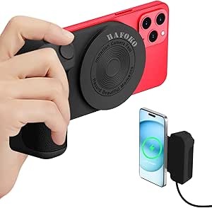 HAFOKO Magnetisches Taschen-Stativ Für IPhone - Zusammenklappbarer Aluminium Handyhalter Für Vlogging