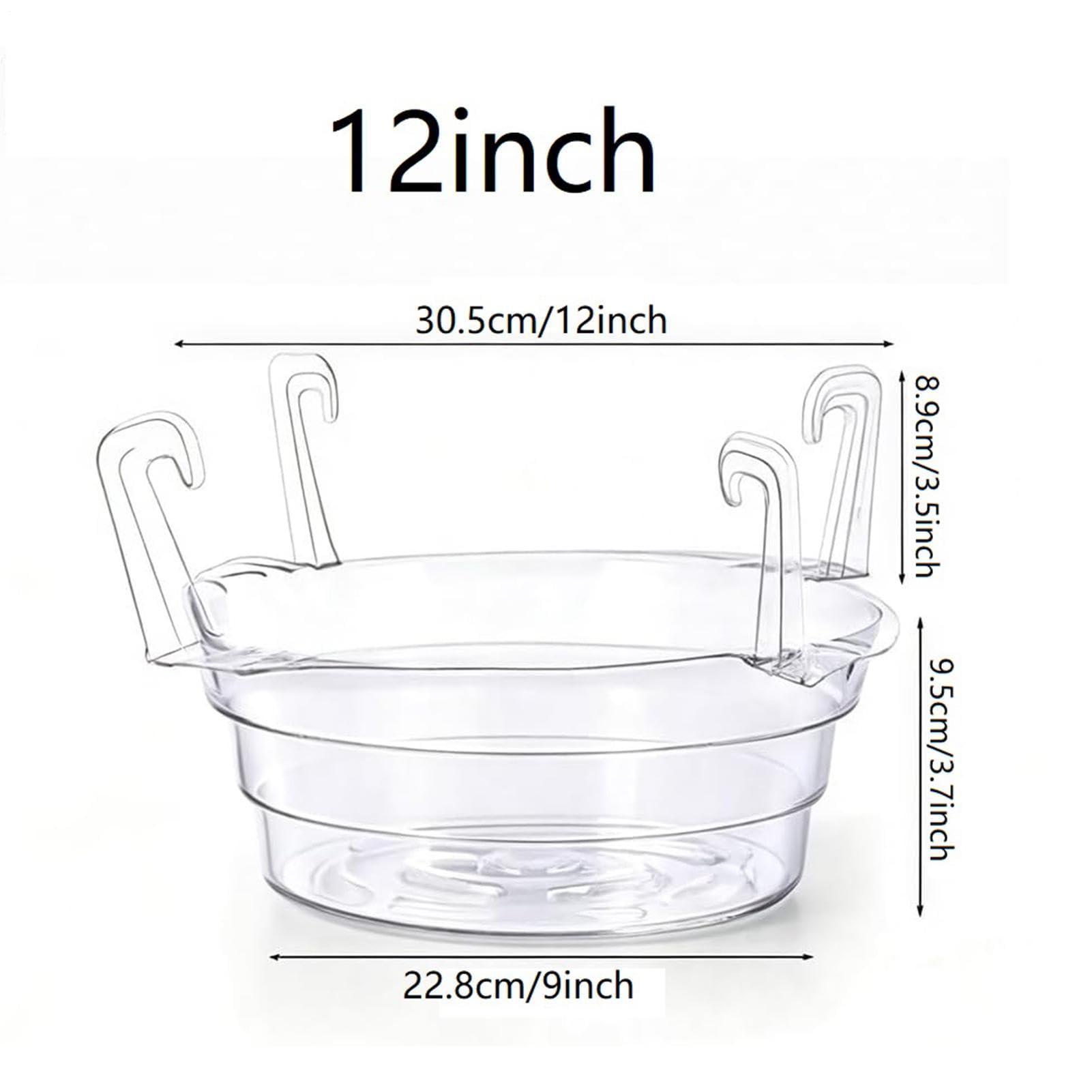 Pflanzen Wasserauffangschale 15 Stück Runde Transparente Körbe Mit Haken