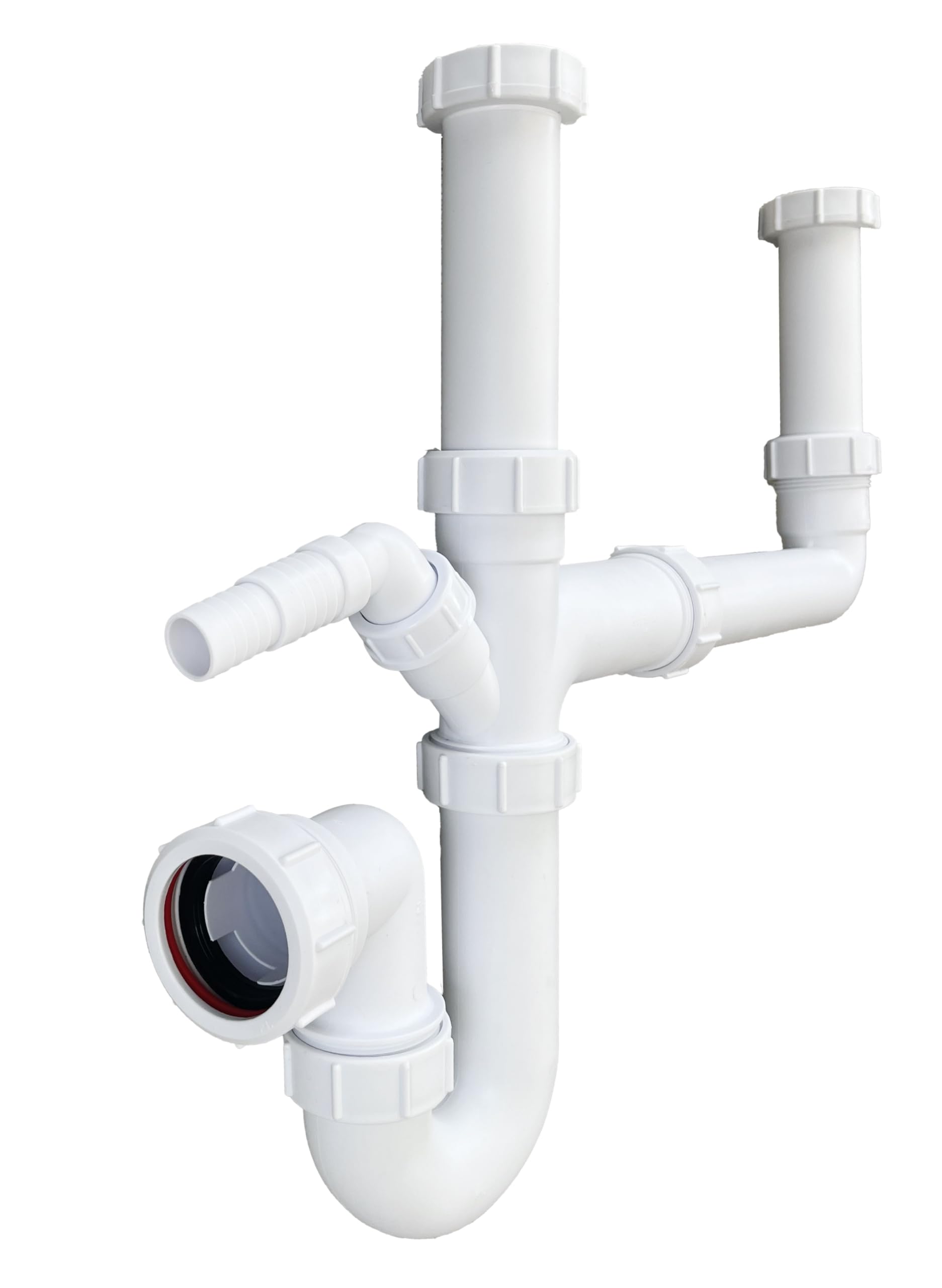 Universal adjustable sink swivel P-trap 40mm (1.1/2 inch) telescopic trap complete with 75mm water seal, in accordance with BS EN 247-1:2002 standard Universal adjustable sink swivel P-trap 40mm (1.1/2 inch) telescopic trap complete with 75mm water seal, in accordance with BS EN 247-1:2002 standard