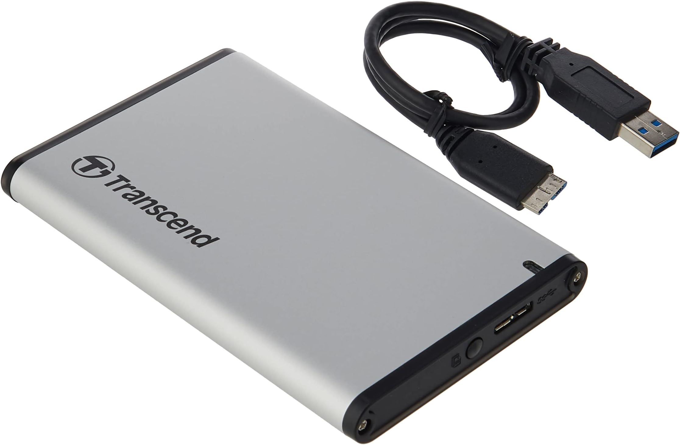 Transcend 2.5" SSD/HDD USB3.1 Gen1 Enclosure, Aluminum case, UASP Supported, One Touch Backup - TS0GSJ25S3