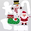 Baker Ross AX518 Card Christmas Shapes - Pack of 30, Xmas Blanks for Kids Arts and Crafts and Decoration Making this Festive Season.
