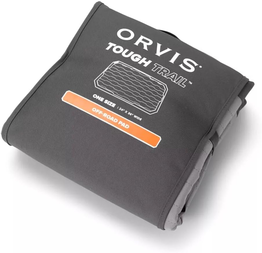 Orvis Tough Trail Off Road Pad - Durable Pet Bed Mats for Dogs, Water-Resistant Mats for Camping, Hiking & Outdoor Adventures, Granite - Medium