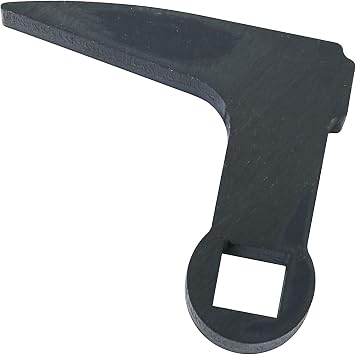 Bullhorn Type Axle Shaft Removal Tool L-Shape Ratchet Pry Bar Adapter Auxiliary Lever Tool 2.95x0.25x0.47Inches Compatible With Tire Brackets For Prying Objects Demolition Work Black Color