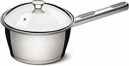 Panela com Fundo Triplo e Tampa de Vidro Tramontina Inox 16Cm