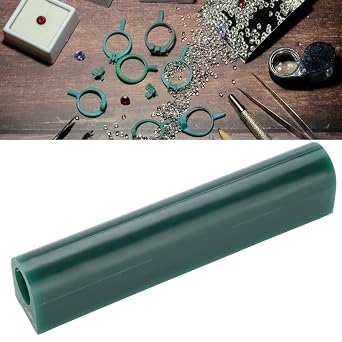 Ring Wax Casting Tube ferris wax Wax Ring Carving Kit, Hard Green Wax, Work with Flat Side Large Tube, Smooth Inside Jewellery-Making Accessories