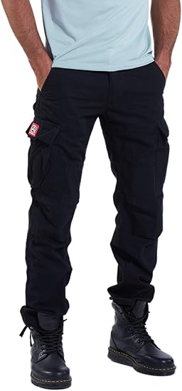 Jean Hombre Cargo Regular C/elástico Arena