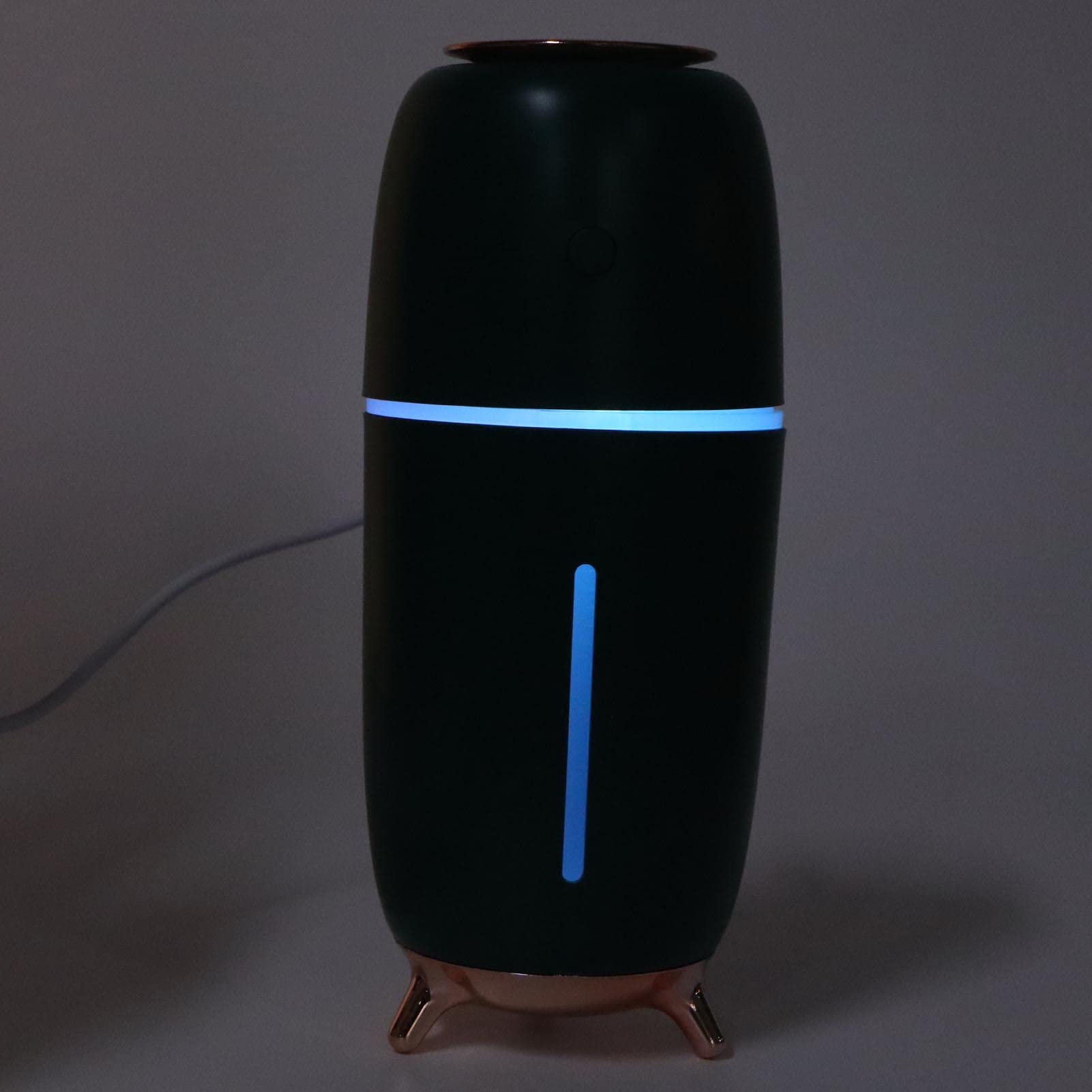 Umidificatore spray intelligente USB con umidificazione dell'aria con luce notturna per auto desktop da ufficio (Verde)