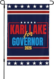 Kari Lake for Governor Flag Arizona Governor 2026 Garden Flags 12.5"x18" Double Sided Banner Yard Signs