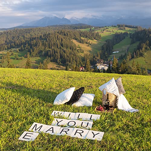 Will You Marry Me Sign Oversized Wood Tiles for...