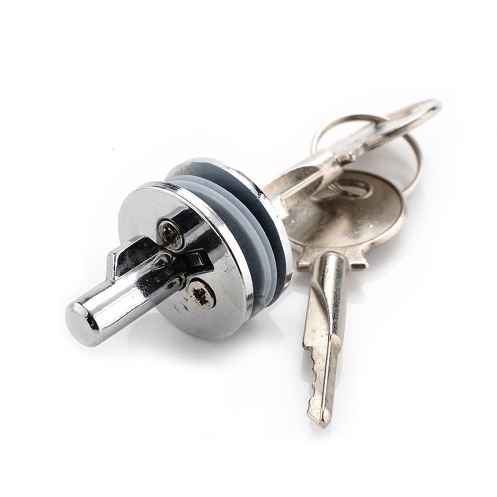 Wpoiyhgby One Color 501 Glass Lock Zinc Alloy Showcase Push Display Cinet Door Cylinder Locks Sliding Hardware 1Pcs