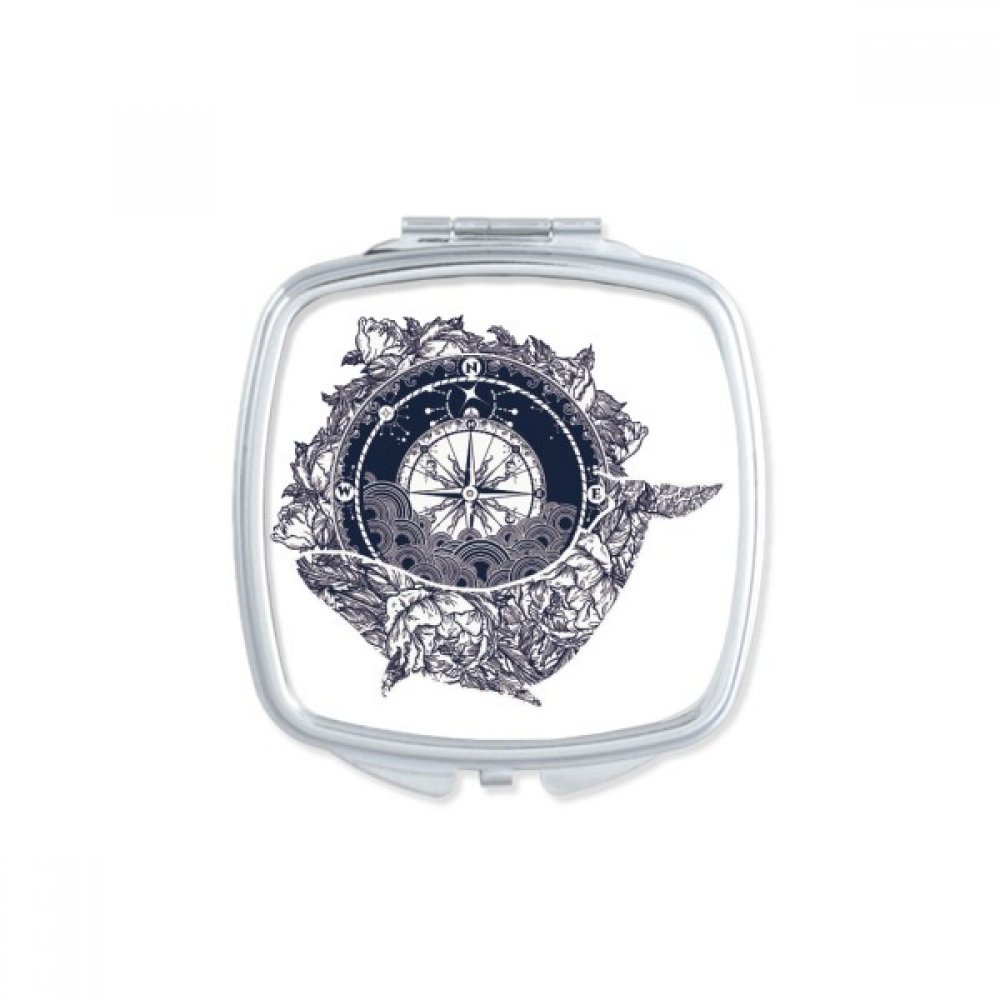 Miroir carré Étoiles Forest Creek compact pour corriger votre maquillage partout
