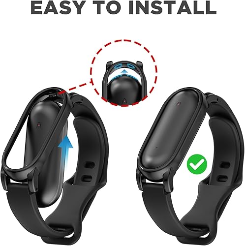 Miniatura 7 de Pulsera de silicona compatible con grabadora de voz Plaud NotePin, funda de PC con correa ajustable para Plaud NotePin S (2025), correa de repuesto