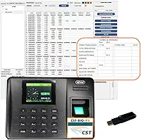 Relógio Ponto Biométrico kp-1028 com Programa de Gerenciamento sem Mensalidade e Pendrive