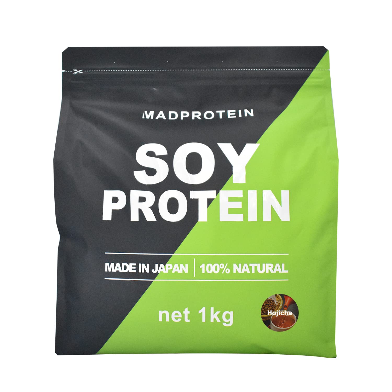 MADPROTEIN ソイプロテイン 国内製造 大豆 植物性プロテイン (ほうじ…