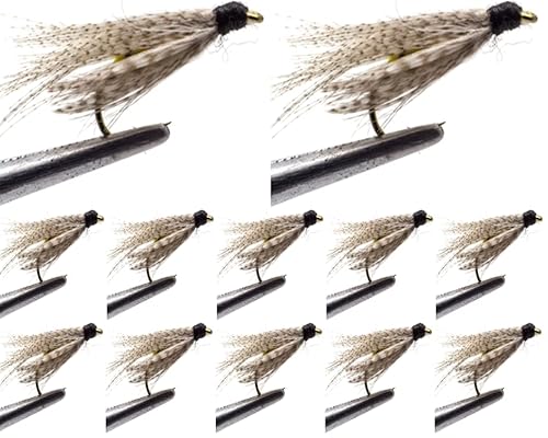 YZD 完成品フライ クレイゴードン マラード ブラックライン 【12個】 10