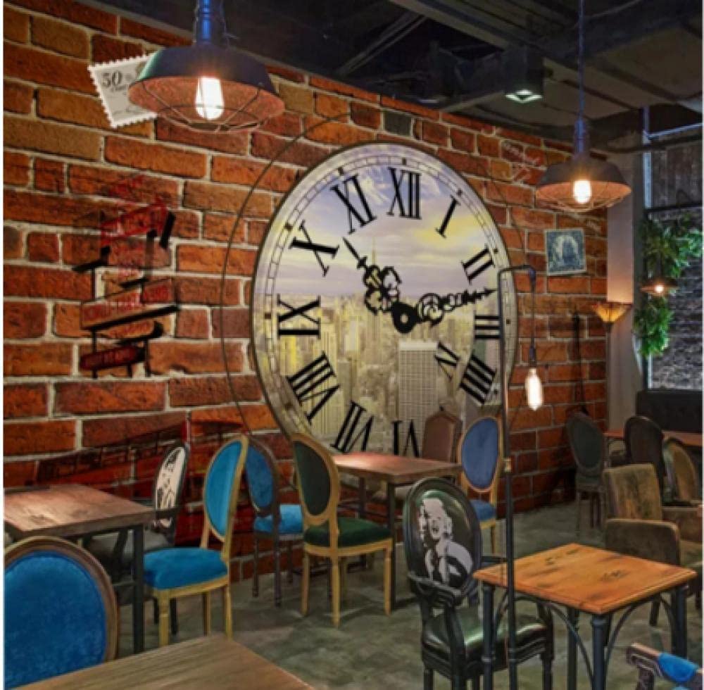 Papel Pintado Mural 3D Reloj De Mano Girando Autoadhesivo Pared Foto Arte Cartel De La Pared Pegatinas Decorativas De Pared Pelar Y Pegar Pegatinas De Fondo De Pared Ex 250 (ancaHtoo) x 175 (aHto) cm